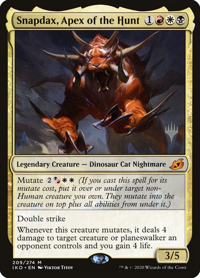 Snapdax, Apex of the Hunt (Promo Pack) [Ikoria: Lair of Behemoths Promos] | Jack's On Queen