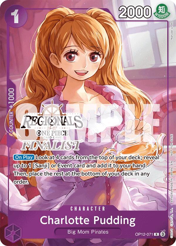Charlotte Pudding (Regionals Finalist Card Set 26-27) (OP12-071) [One Piece Promotion Cards] | Jack's On Queen