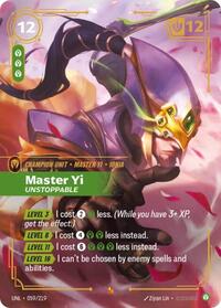 Master Yi - Unstoppable (059/219) [Unleashed] | Jack's On Queen