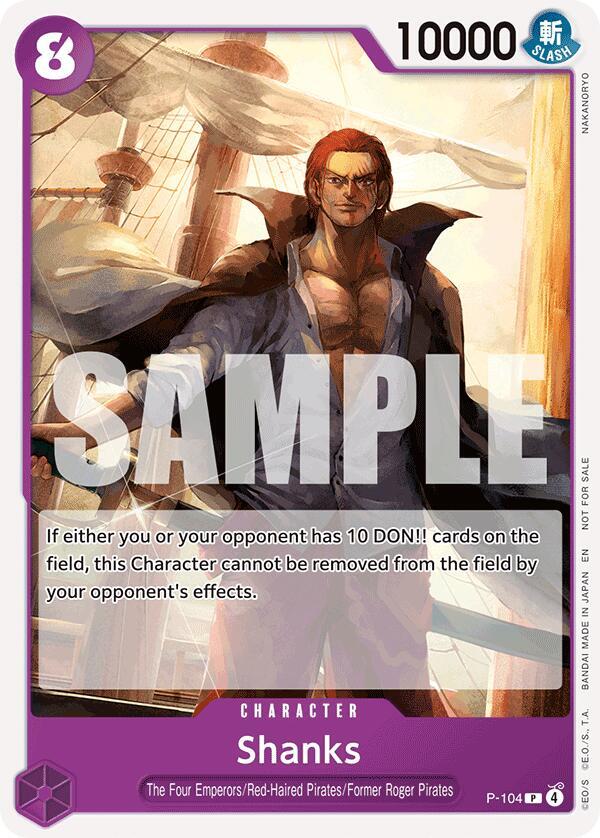 Shanks (Tournament Pack 2026 Vol. 2) (P-104) [One Piece Promotion Cards] | Jack's On Queen