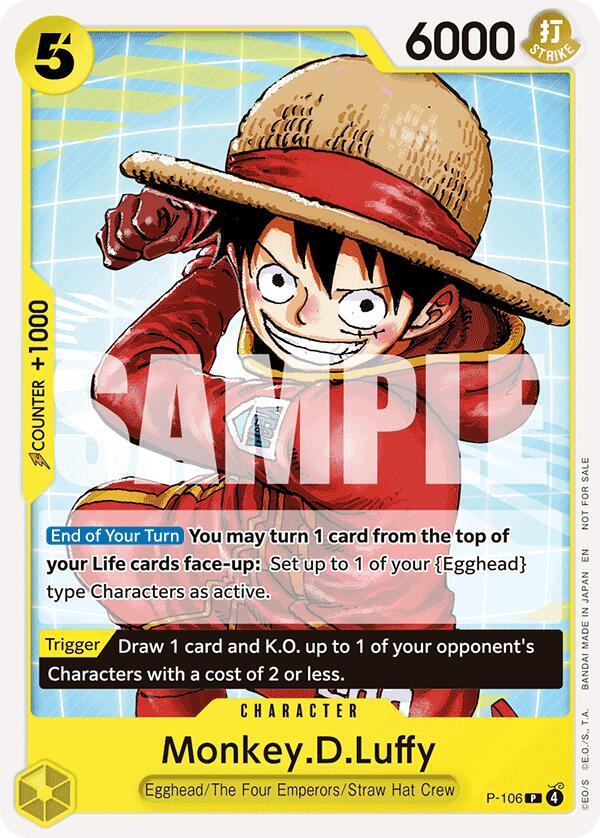 Monkey.D.Luffy (Tournament Pack 2026 Vol. 2) (P-106) [One Piece Promotion Cards] | Jack's On Queen