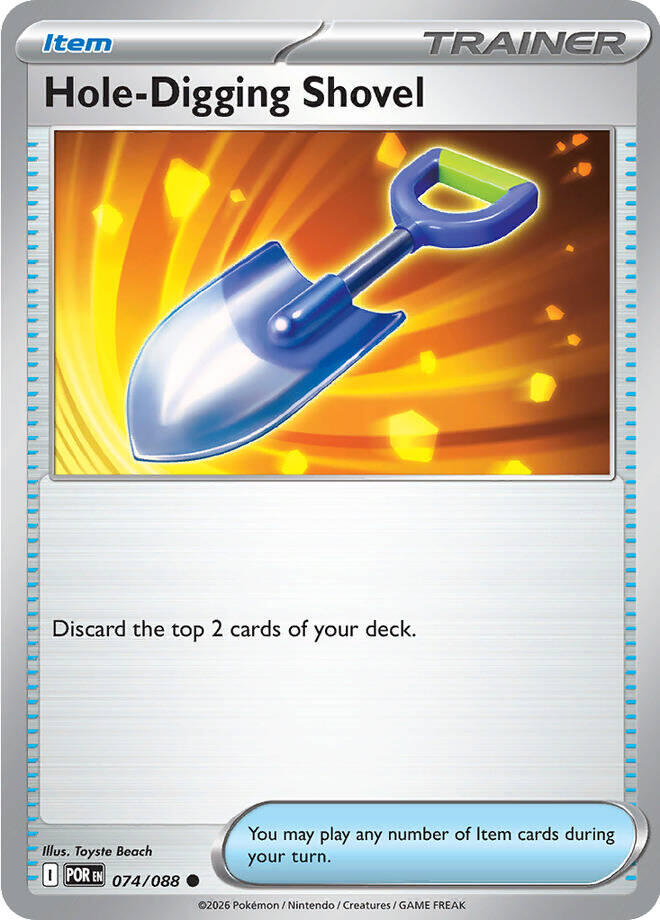 Hole-Digging Shovel (074/088) [Mega Evolution: Perfect Order] | Jack's On Queen