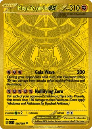 Mega Zygarde ex (124/088) [Mega Evolution: Perfect Order] | Jack's On Queen
