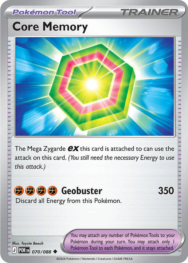 Core Memory (070/088) [Mega Evolution: Perfect Order] | Jack's On Queen
