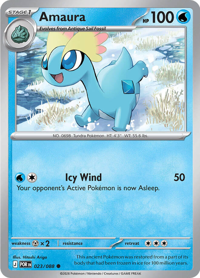 Amaura (023/088) [Mega Evolution: Perfect Order] | Jack's On Queen