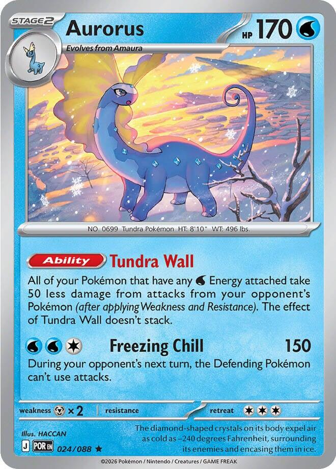 Aurorus (024/088) [Mega Evolution: Perfect Order] | Jack's On Queen
