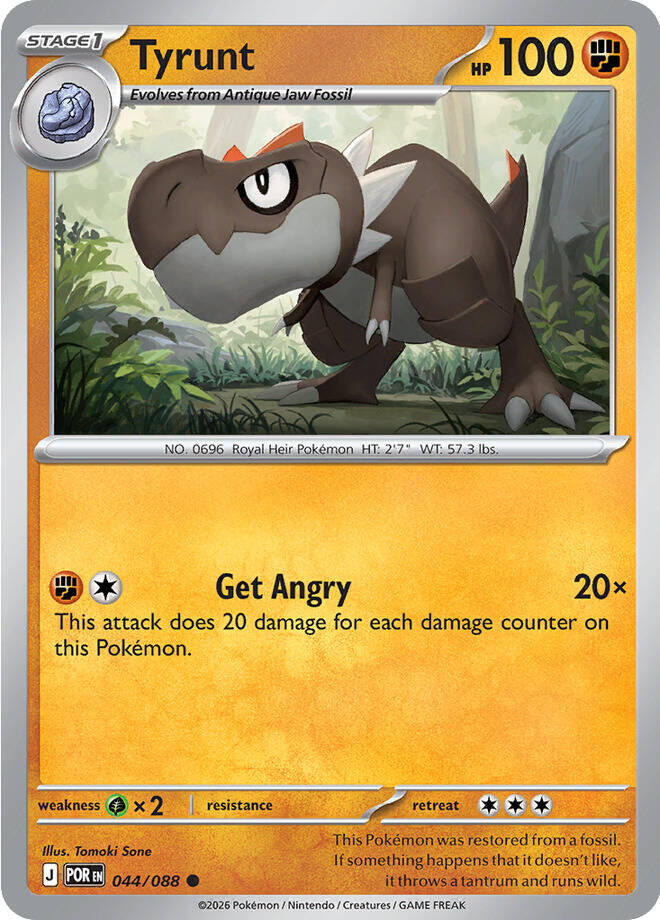 Tyrunt (044/088) [Mega Evolution: Perfect Order] | Jack's On Queen