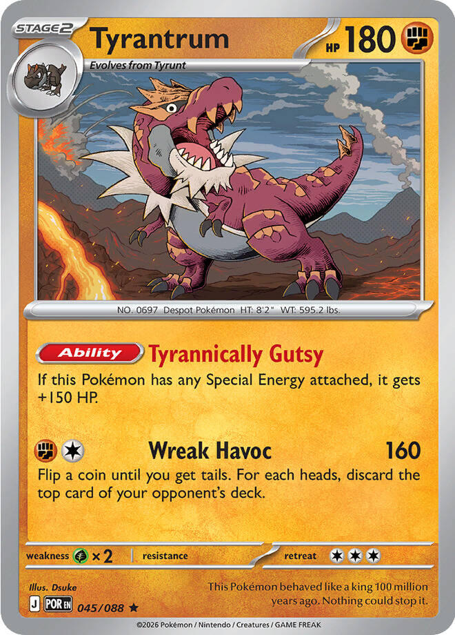 Tyrantrum (045/088) [Mega Evolution: Perfect Order] | Jack's On Queen