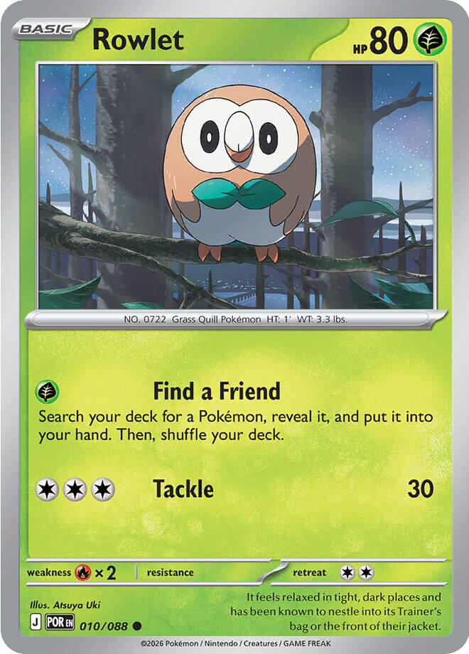 Rowlet (010/088) [Mega Evolution: Perfect Order] | Jack's On Queen