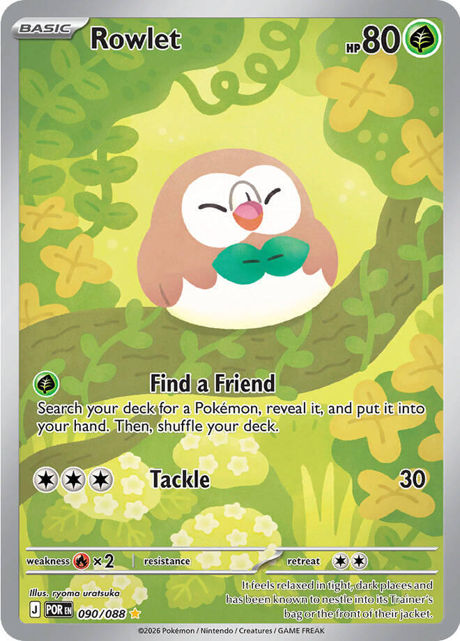 Rowlet (090/088) [Mega Evolution: Perfect Order] | Jack's On Queen