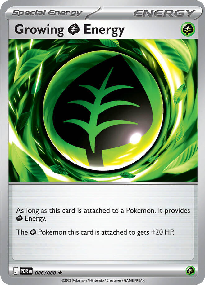 Growing Grass Energy (086/088) [Mega Evolution: Perfect Order] | Jack's On Queen