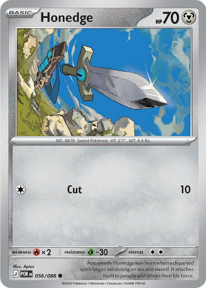 Honedge (056/088) [Mega Evolution: Perfect Order] | Jack's On Queen