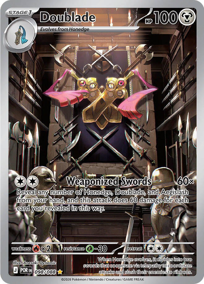 Doublade (098/088) [Mega Evolution: Perfect Order] | Jack's On Queen