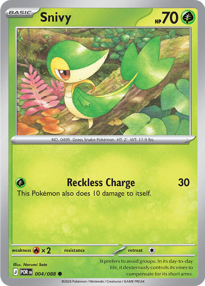 Snivy (004/088) [Mega Evolution: Perfect Order] | Jack's On Queen