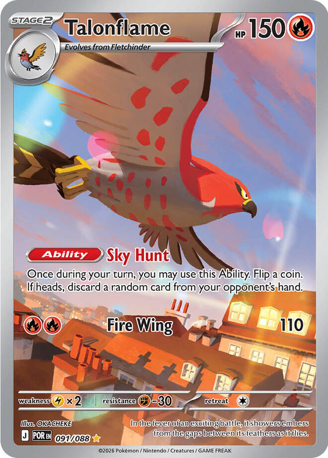Talonflame (091/088) [Mega Evolution: Perfect Order] | Jack's On Queen