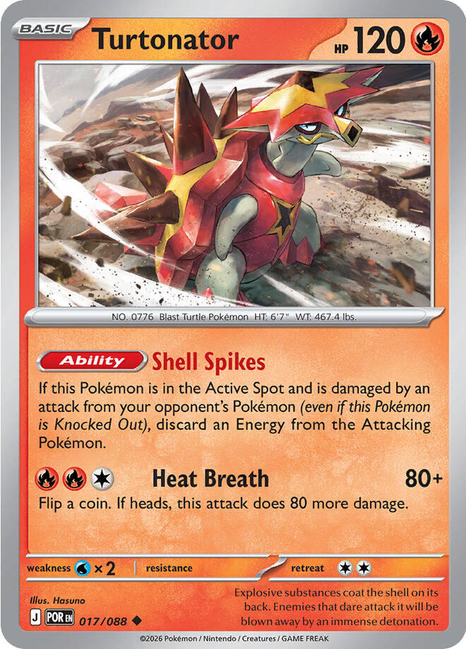 Turtonator (017/088) [Mega Evolution: Perfect Order] | Jack's On Queen