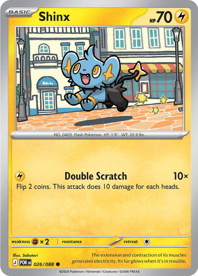 Shinx (026/088) [Mega Evolution: Perfect Order] | Jack's On Queen