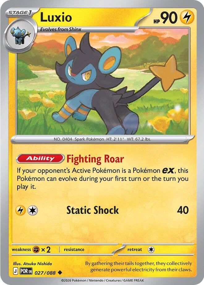 Luxio (027/088) [Mega Evolution: Perfect Order] | Jack's On Queen