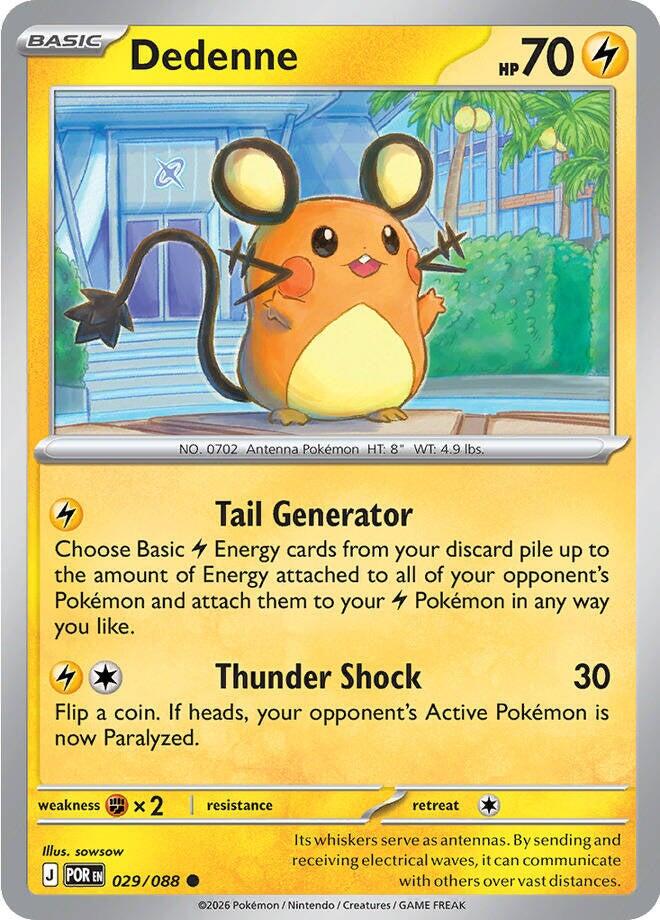 Dedenne (029/088) [Mega Evolution: Perfect Order] | Jack's On Queen