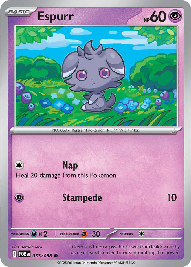Espurr (033/088) [Mega Evolution: Perfect Order] | Jack's On Queen