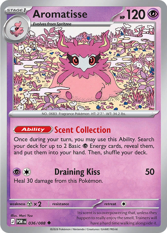 Aromatisse (036/088) [Mega Evolution: Perfect Order] | Jack's On Queen