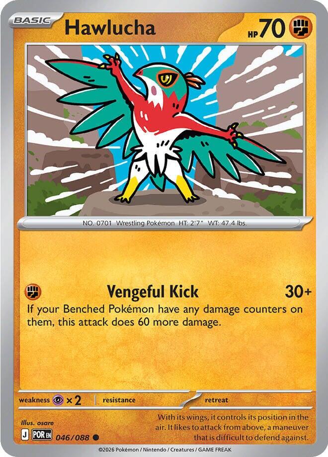 Hawlucha (046/088) [Mega Evolution: Perfect Order] | Jack's On Queen
