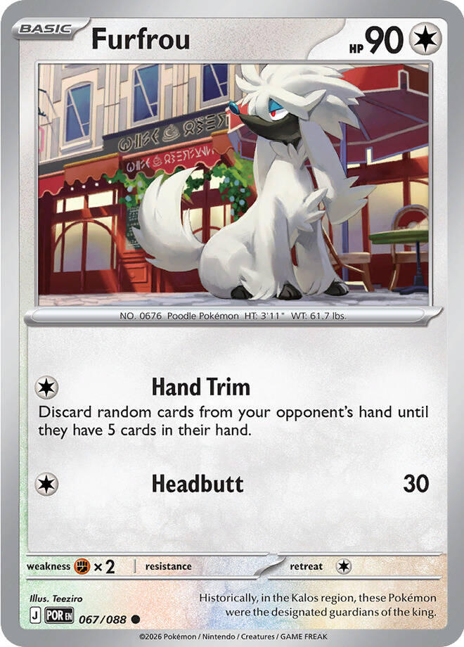 Furfrou (067/088) [Mega Evolution: Perfect Order] | Jack's On Queen