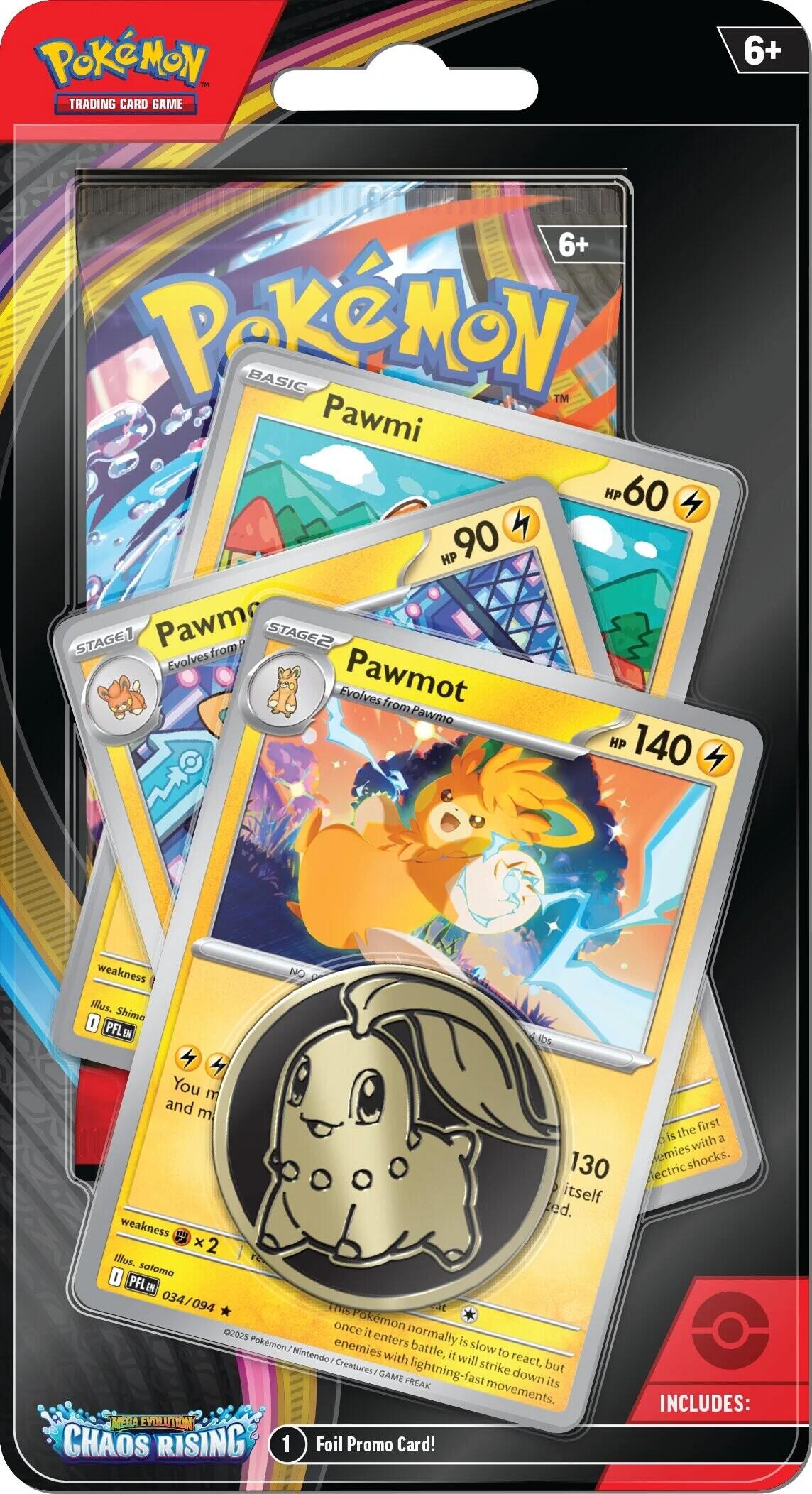 Mega Evolution: Chaos Rising Premium Checklane Blister (Pawmot Line) | Jack's On Queen
