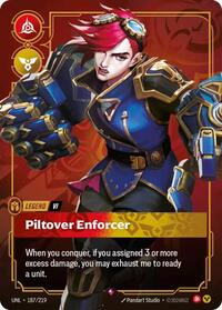 Vi - Piltover Enforcer (187/219) [Unleashed] | Jack's On Queen