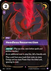Heedless Resurrection (142/219) [Unleashed] | Jack's On Queen