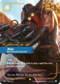 Jhin - Meticulous Killer (Alternate Art) (089a/219) [Unleashed] | Jack's On Queen