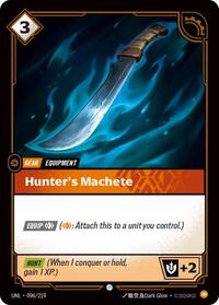 Hunter's Machete (096/219) [Unleashed] | Jack's On Queen