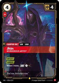 Jhin - Murderous Artist (Alternate Art) (022a/219) [Unleashed] | Jack's On Queen