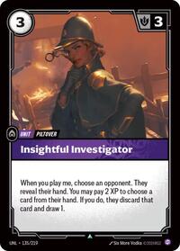 Insightful Investigator (135/219) [Unleashed] | Jack's On Queen
