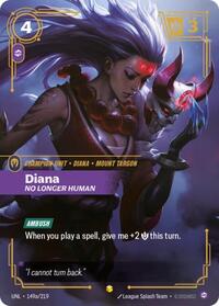 Diana - No Longer Human (Alternate Art) (149a/219) [Unleashed] | Jack's On Queen