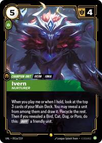 Ivern - Nurturer (Alternate Art) (051a/219) [Unleashed] | Jack's On Queen