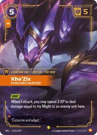 Kha'Zix - Evolving Hunter (Alternate Art) (119a/219) [Unleashed] | Jack's On Queen