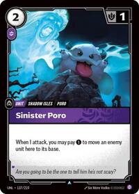 Sinister Poro (137/219) [Unleashed] | Jack's On Queen