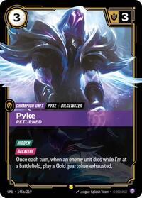 Pyke - Returned (Alternate Art) (145a/219) [Unleashed] | Jack's On Queen