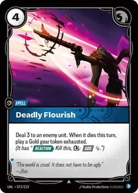 Deadly Flourish (073/219) [Unleashed] | Jack's On Queen