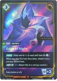 Edge of Night (Champion) (139/221) [Riftbound Organized Play Promotional Cards] | Jack's On Queen