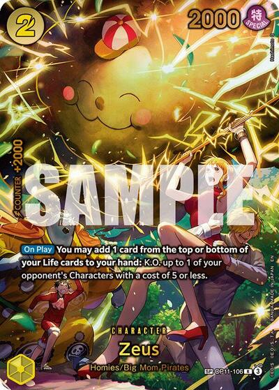 Zeus (SP) (OP11-106) [Adventure on Kami's Island] | Jack's On Queen