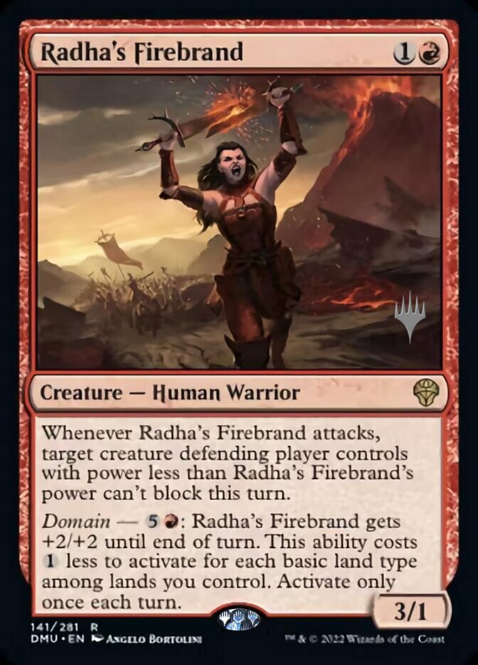 Radha's Firebrand (Promo Pack) [Dominaria United Promos] | Jack's On Queen