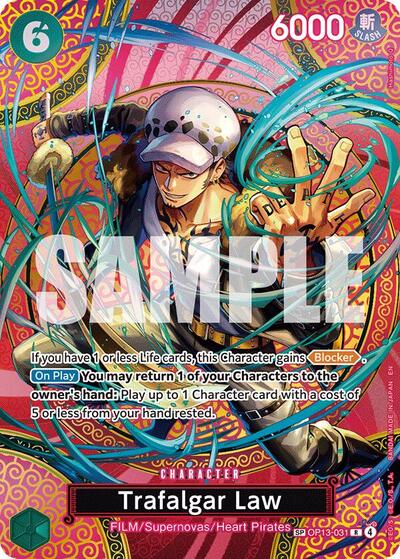 Trafalgar Law (SP) (OP13-031) [Adventure on Kami's Island] | Jack's On Queen