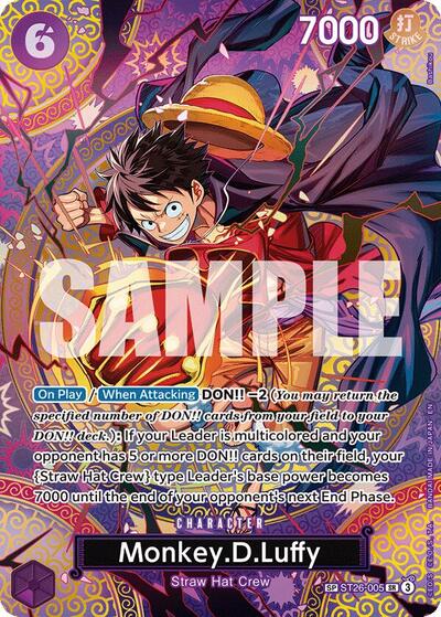 Monkey.D.Luffy (SP) (ST26-005) [Adventure on Kami's Island] | Jack's On Queen