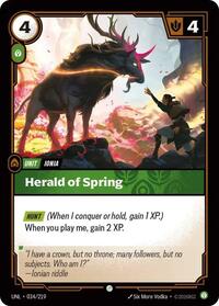 Herald of Spring (034/219) [Unleashed] | Jack's On Queen
