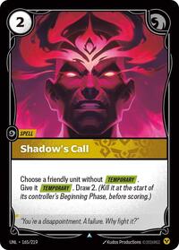 Shadow's Call (165/219) [Unleashed] | Jack's On Queen