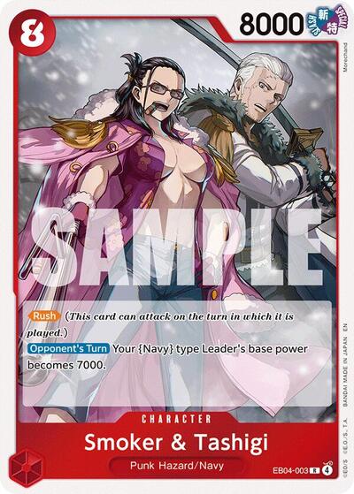 Smoker & Tashigi (EB04-003) [Adventure on Kami's Island] | Jack's On Queen