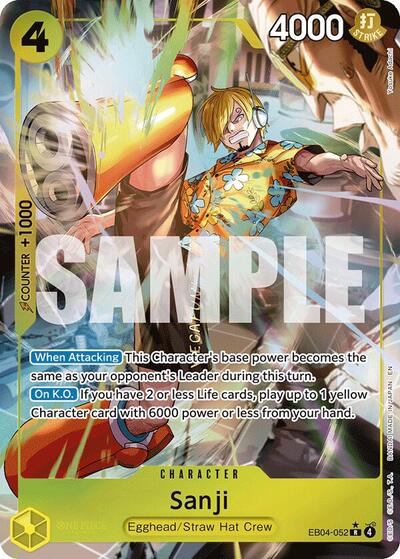 Sanji (EB04-052) (Alternate Art) (EB04-052) [Adventure on Kami's Island] | Jack's On Queen