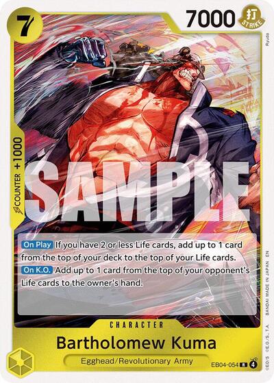 Bartholomew Kuma (EB04-054) (EB04-054) [Adventure on Kami's Island] | Jack's On Queen